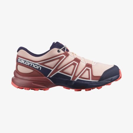 Zapatillas Trail Running Salomon SPEEDCROSS Niños Coral (ES-ZUTW)